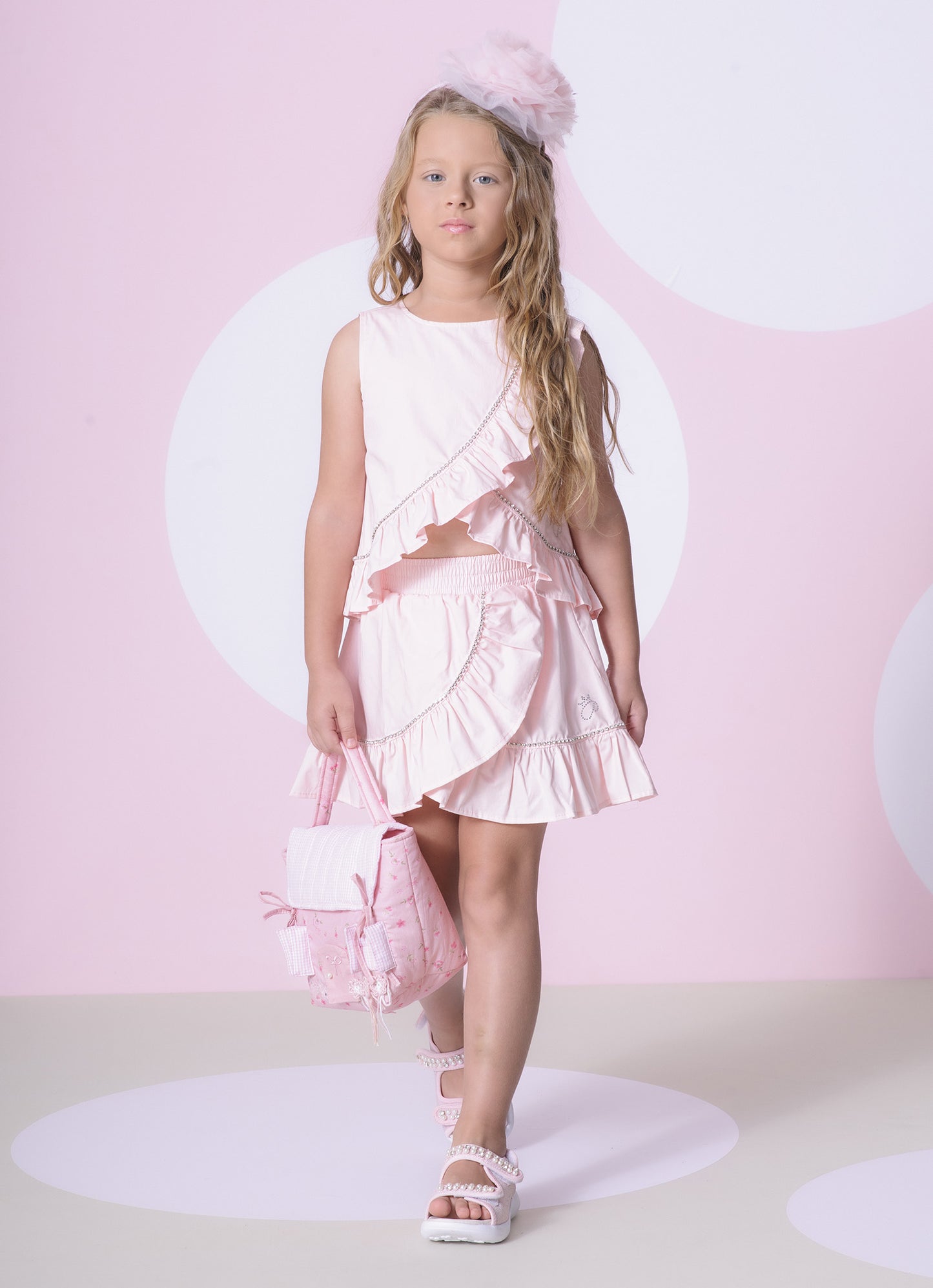 Blusa Algodão Babado Cristal