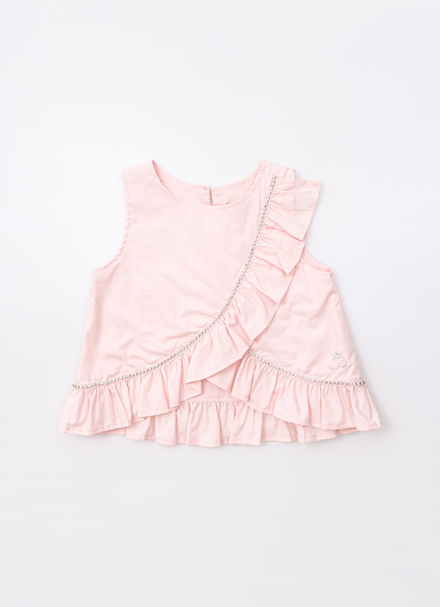 Blusa Algodão Babado Cristal