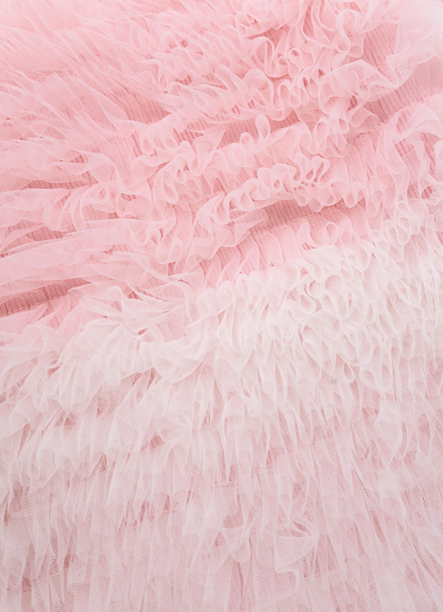 Blusa Alça Ribana Fru Fru Tule Bicolor