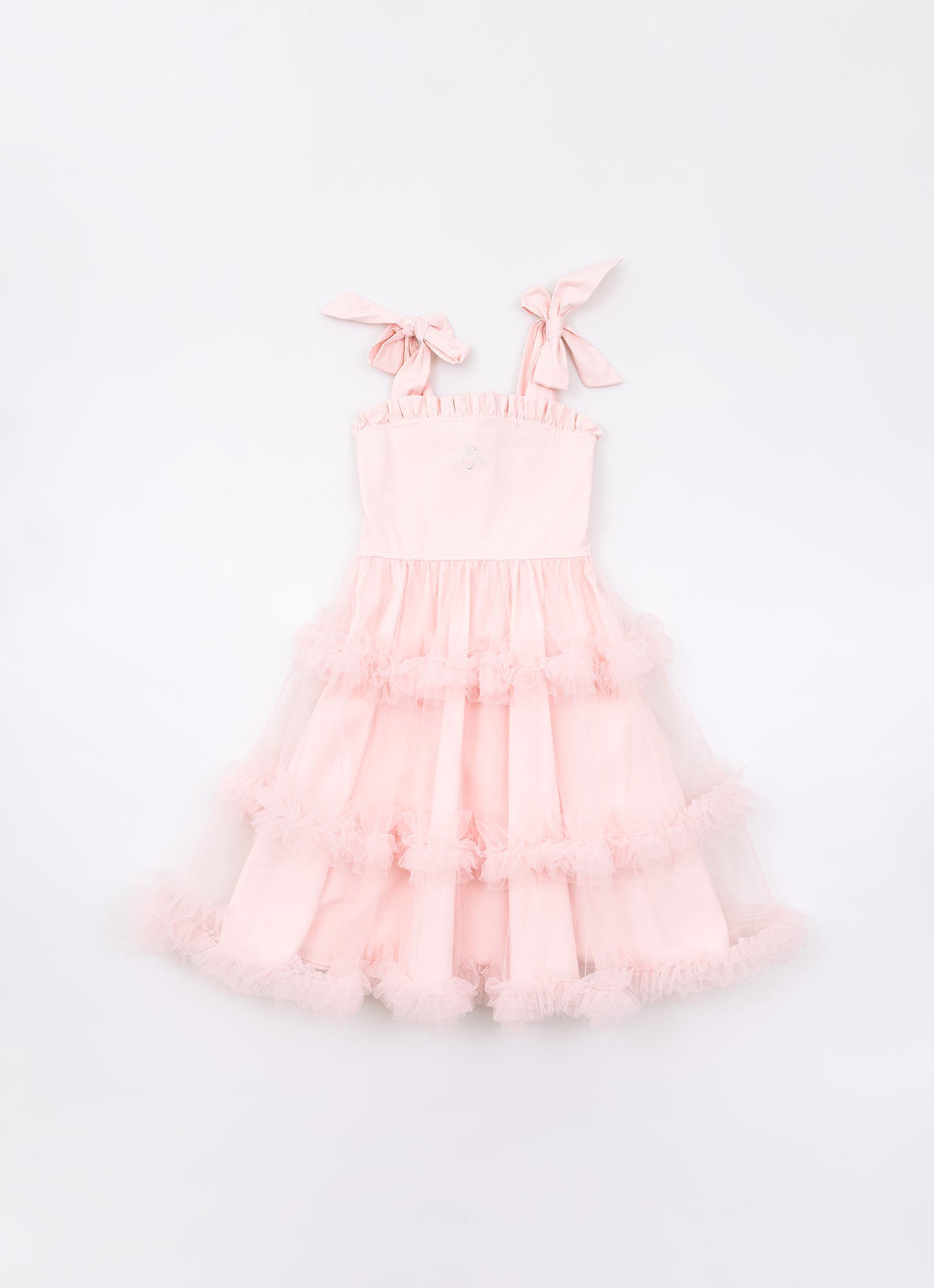 Vestido Tricoline Alça Amarração