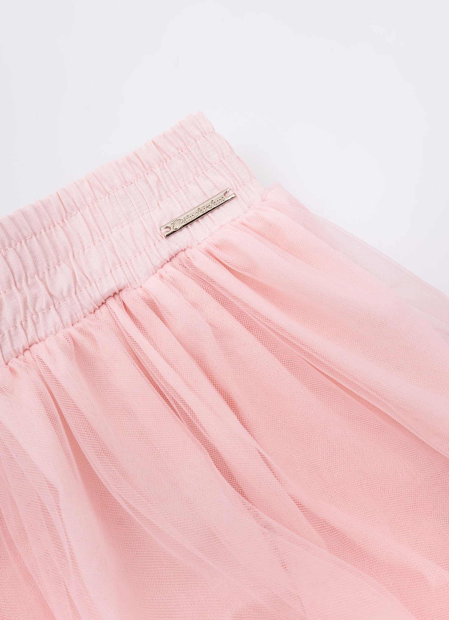 Saia Short Tule Babado Fru Fru