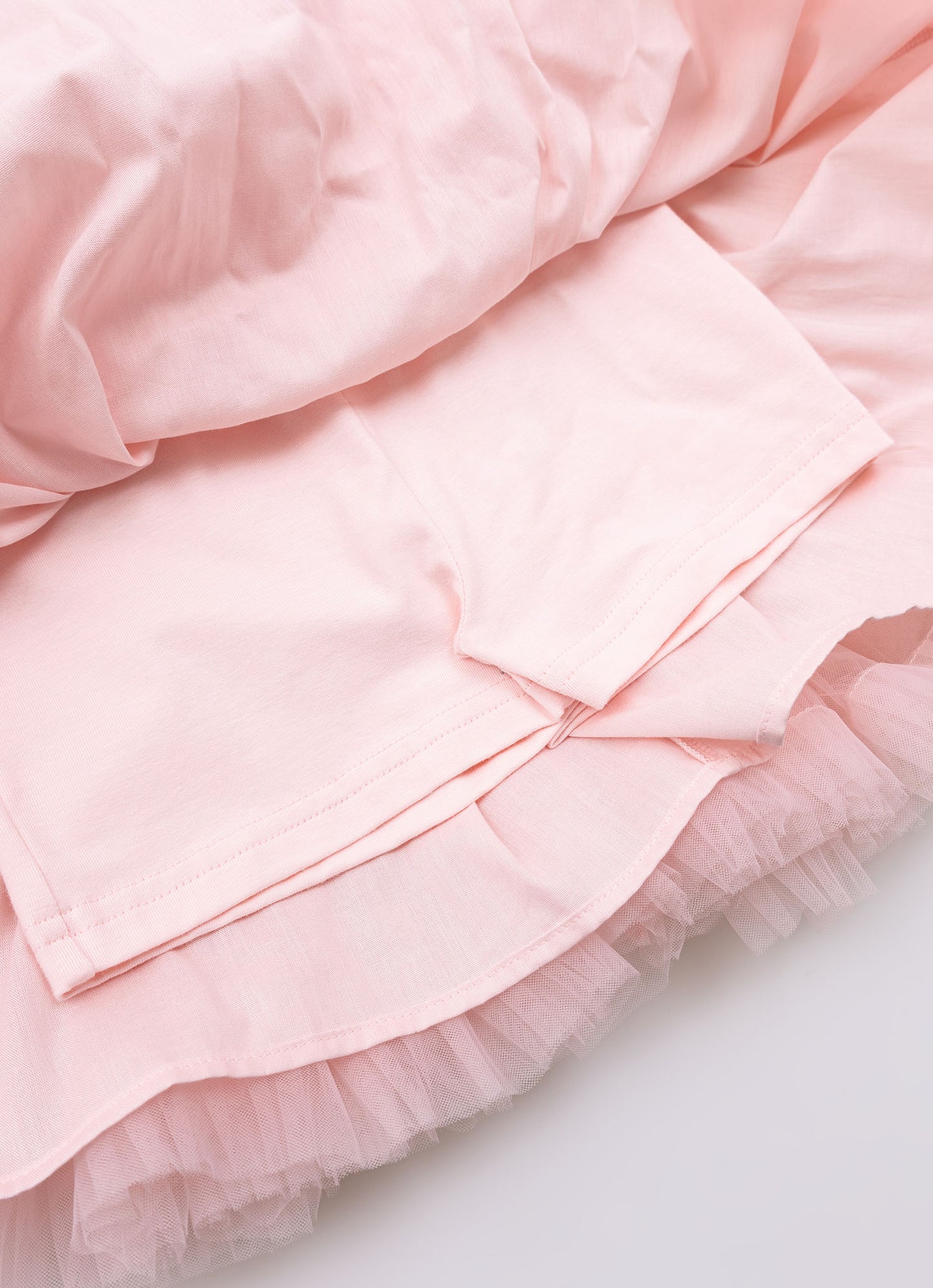 Saia Short Tule Babado Fru Fru