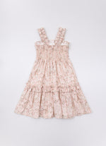 Vestido Algodão Estampado Frufru Cristal