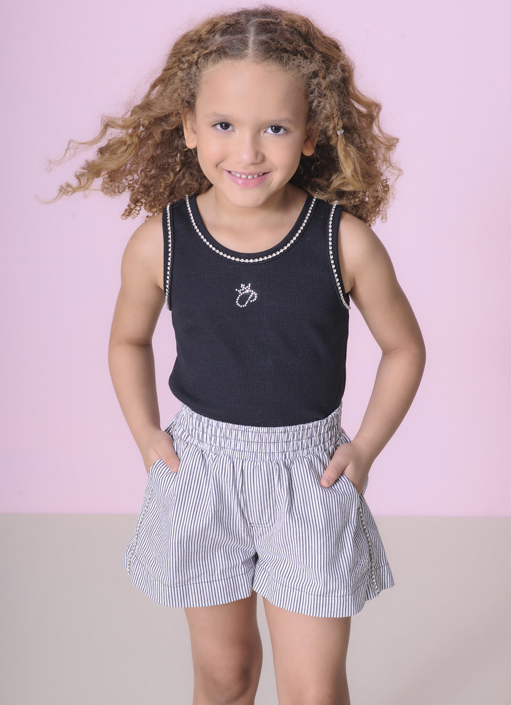 Conjunto Regata Ribana e Short Tricoline
