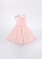 Vestido Festa Tule Frufru Laço Puffer
