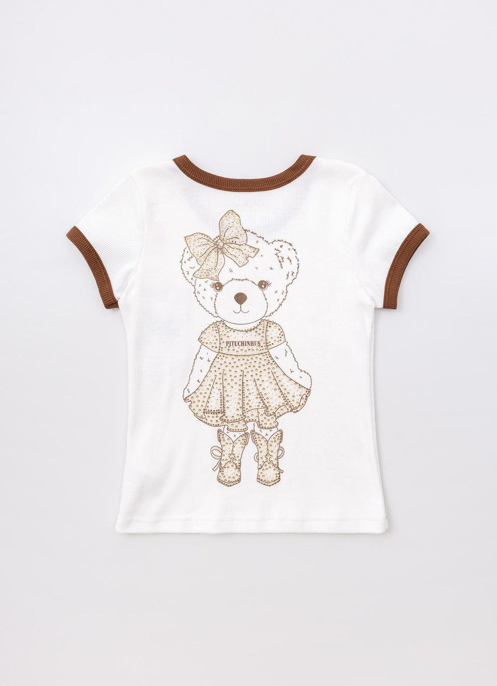 Blusa Ribana Botinha, Chapéu e Ursinha Costas
