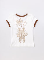 Blusa Ribana Botinha, Chapéu e Ursinha Costas