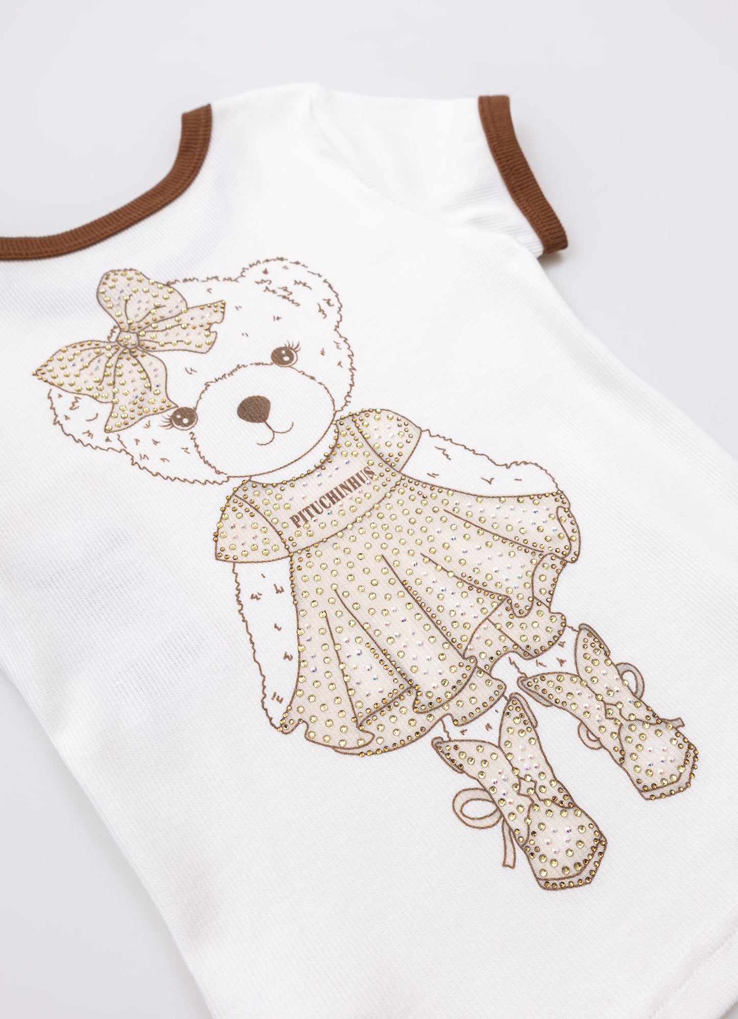 Blusa Ribana Botinha, Chapéu e Ursinha Costas