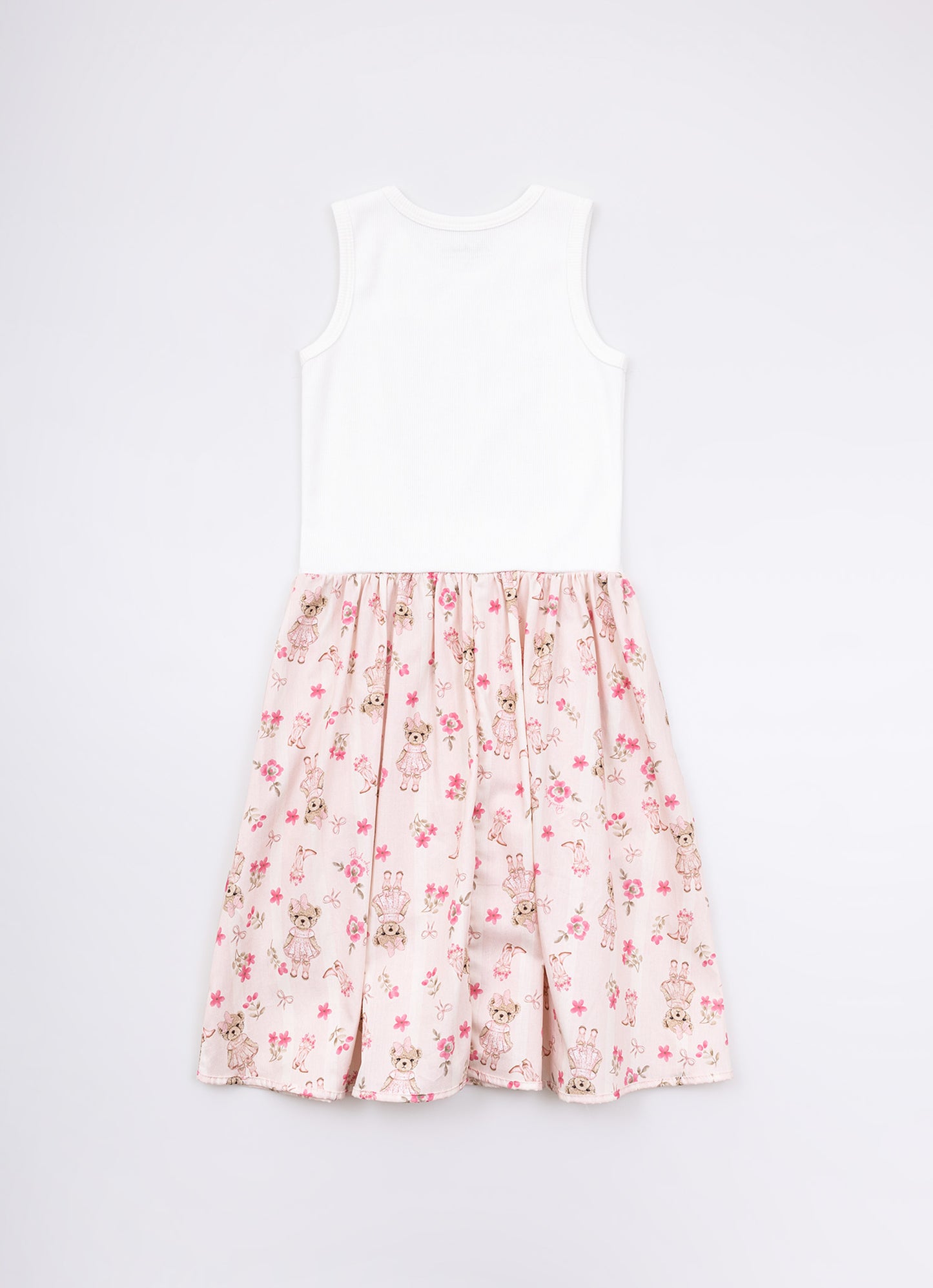 Vestido Ribana Botinha Saia Algodão