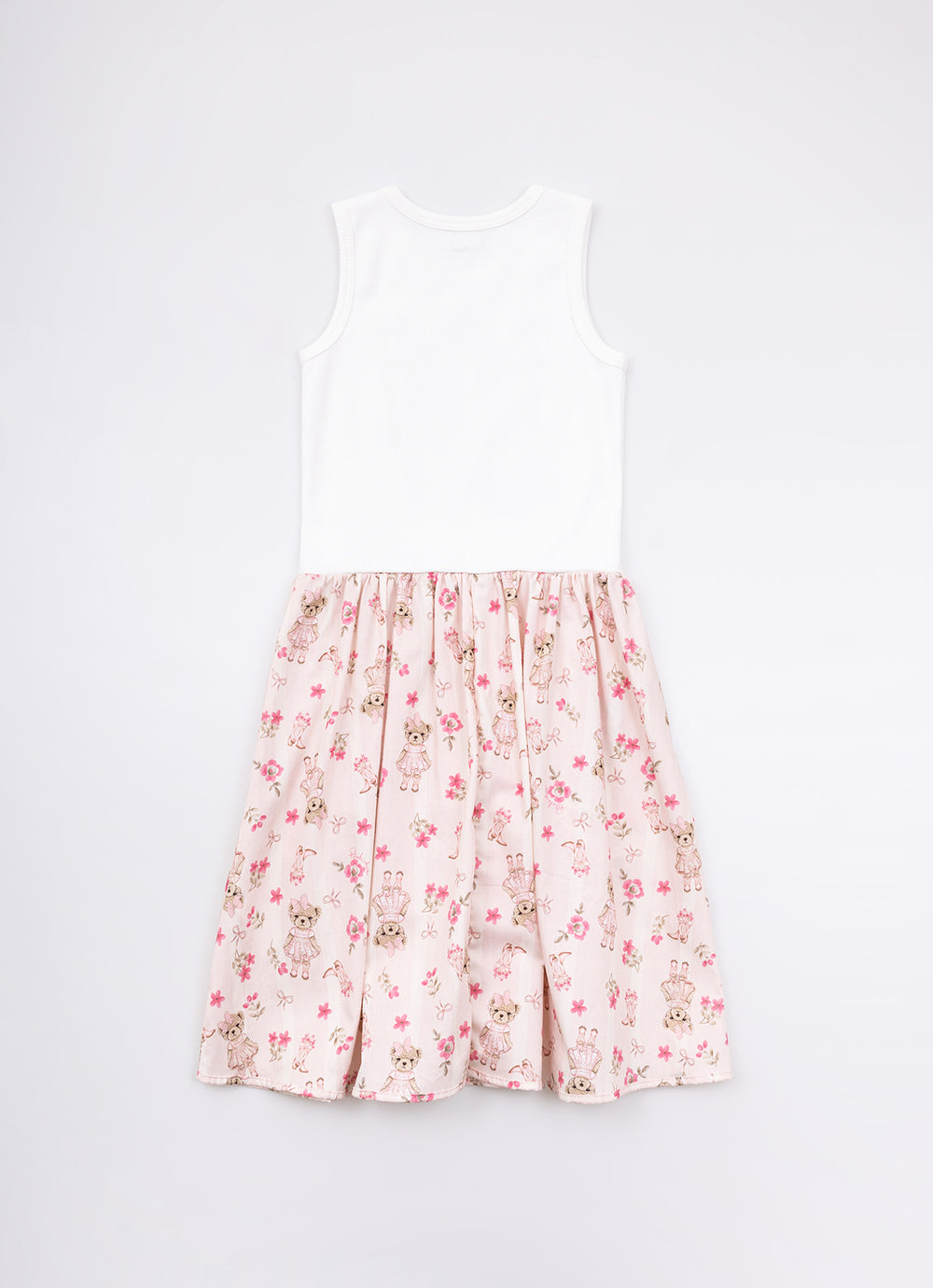 Vestido Ribana Botinha Saia Algodão