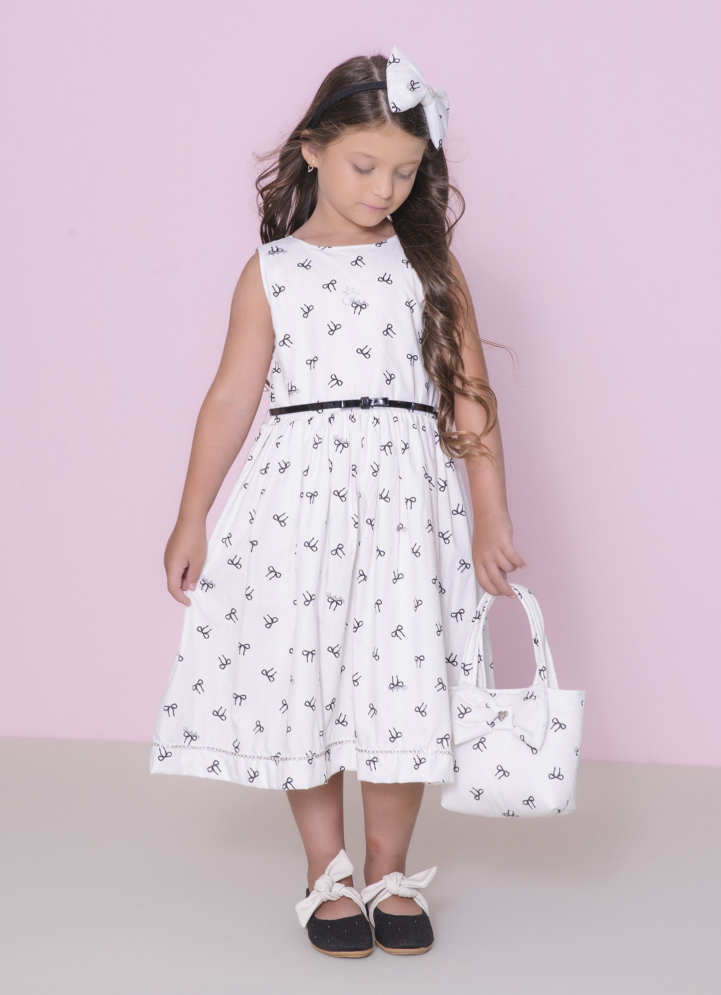 Arco Laço Algodão Estampado