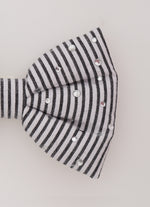 Presilha Laço Puffer Cristais 2 Unidades