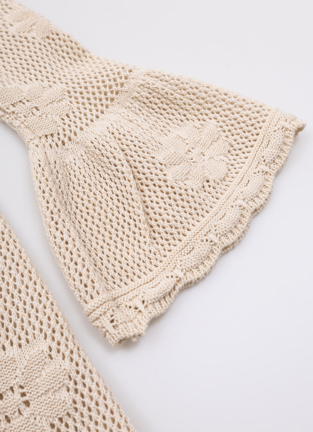 Maxi Casaco Tricot Rendado