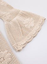 Maxi Casaco Tricot Rendado