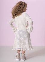 Maxi Casaco Tricot Rendado