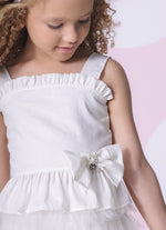 Blusa Cropped Alça Algodão