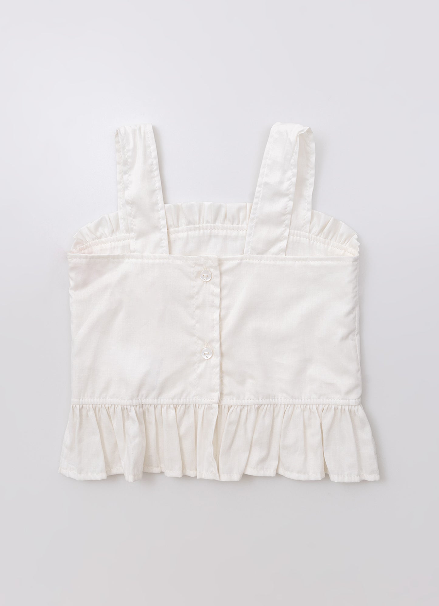 Blusa Cropped Alça Algodão