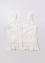 Blusa Cropped Alça Algodão