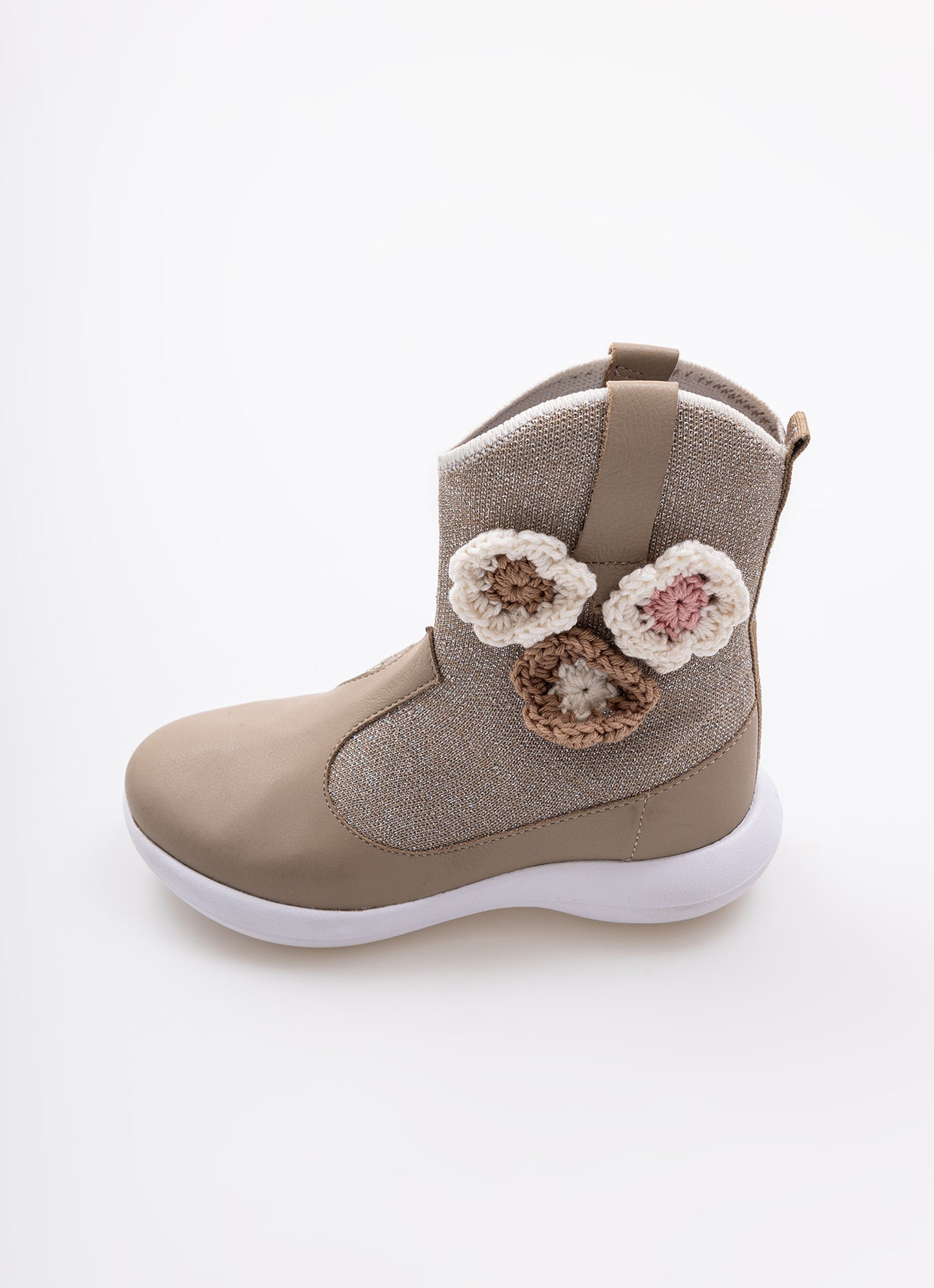 Bota Knit Flores