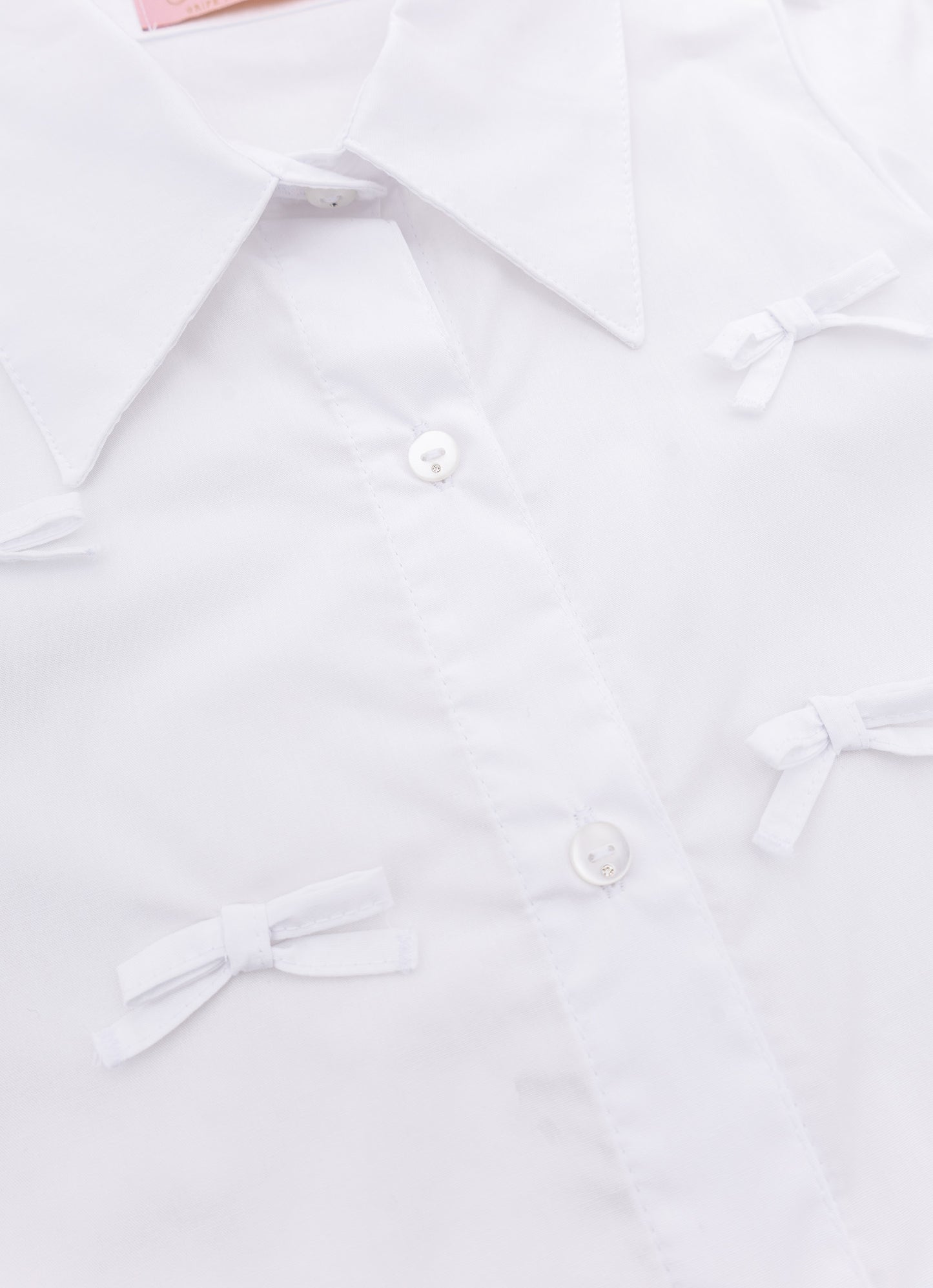 Camisa Tricoline Mini Laçinhos