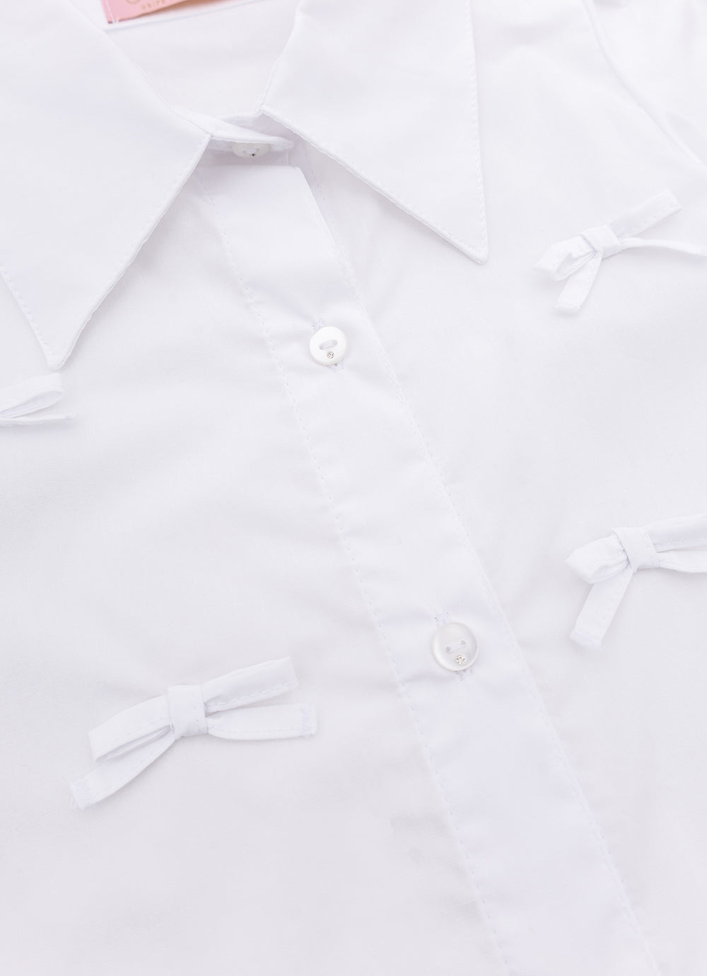 Camisa Tricoline Mini Laçinhos