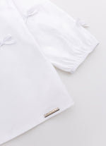 Camisa Tricoline Mini Laçinhos