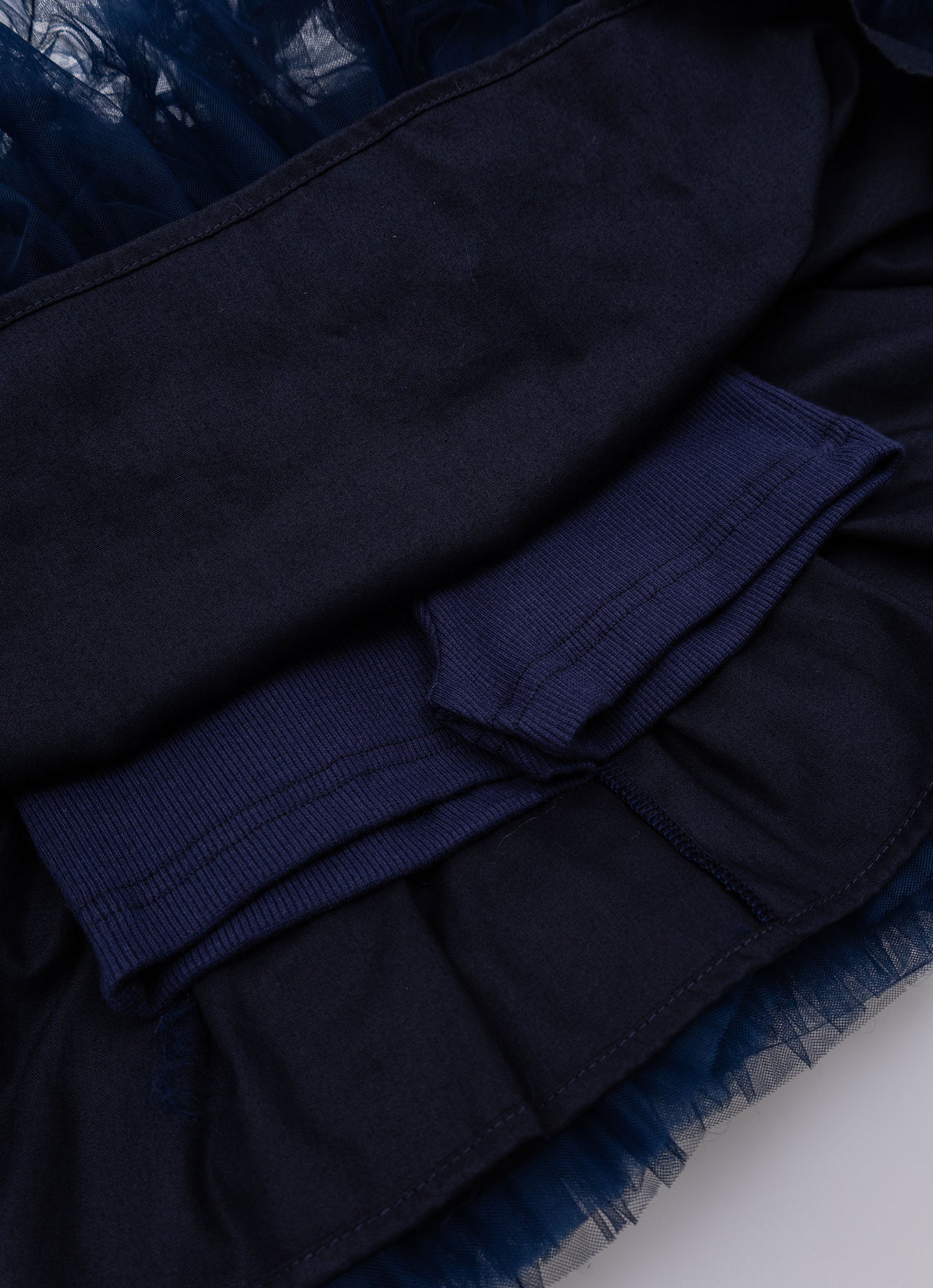 Saia Short Tule Babado Frufru