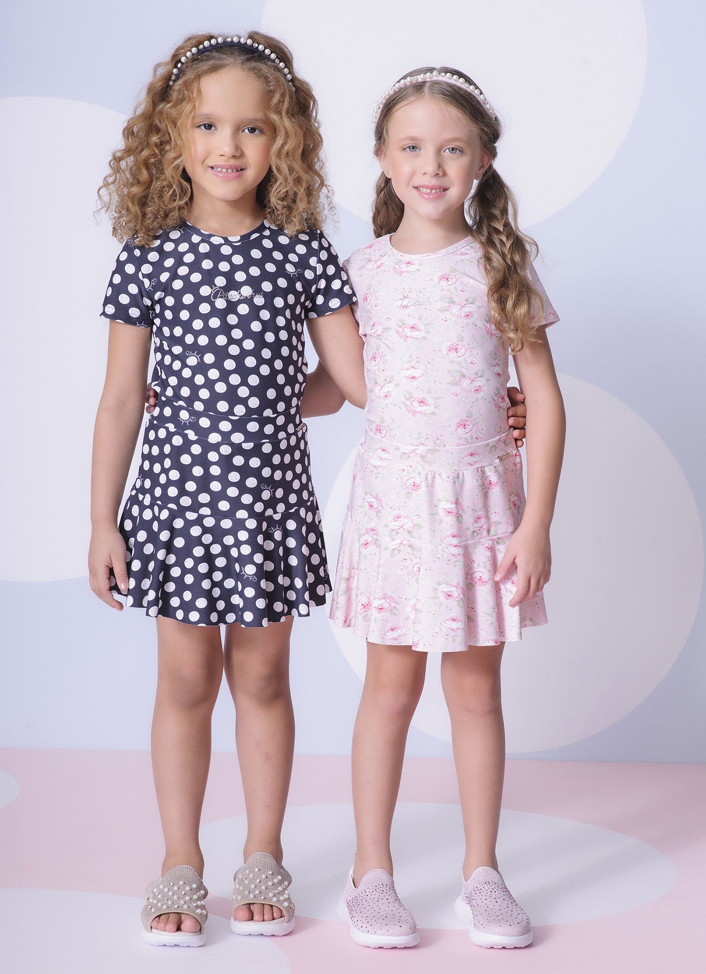 Saia Short Light Babado Pituchinhus