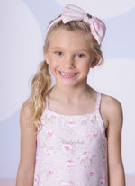Vestido Alça Light Babado Estampado Pituchinhus