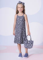 Vestido Alça Light Babado Estampado Pituchinhus