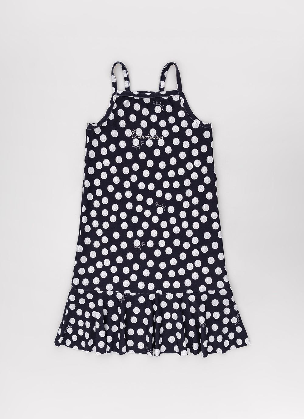 Vestido Alça Light Babado Estampado Pituchinhus