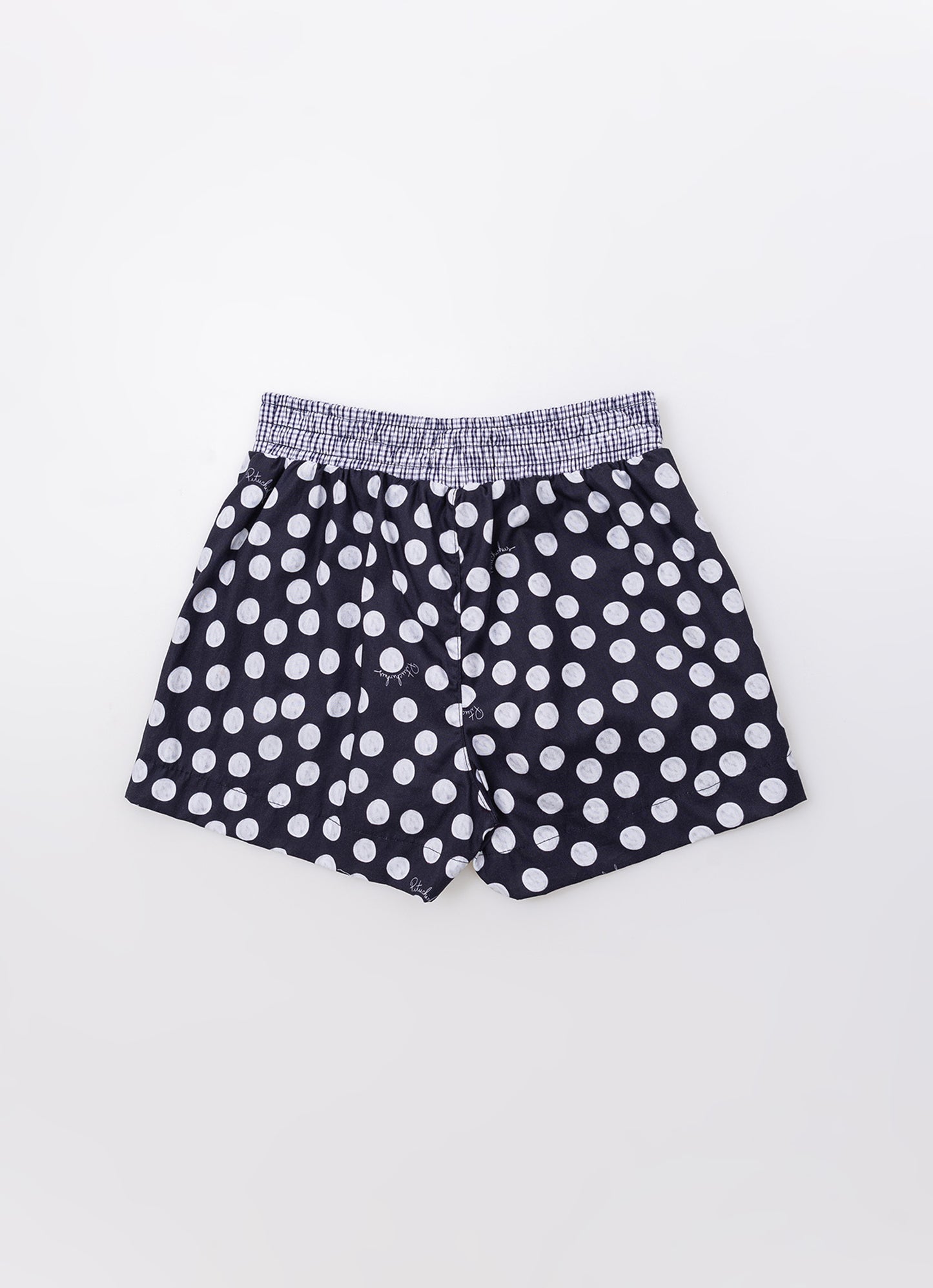 Short Algodão Cós Xadrez