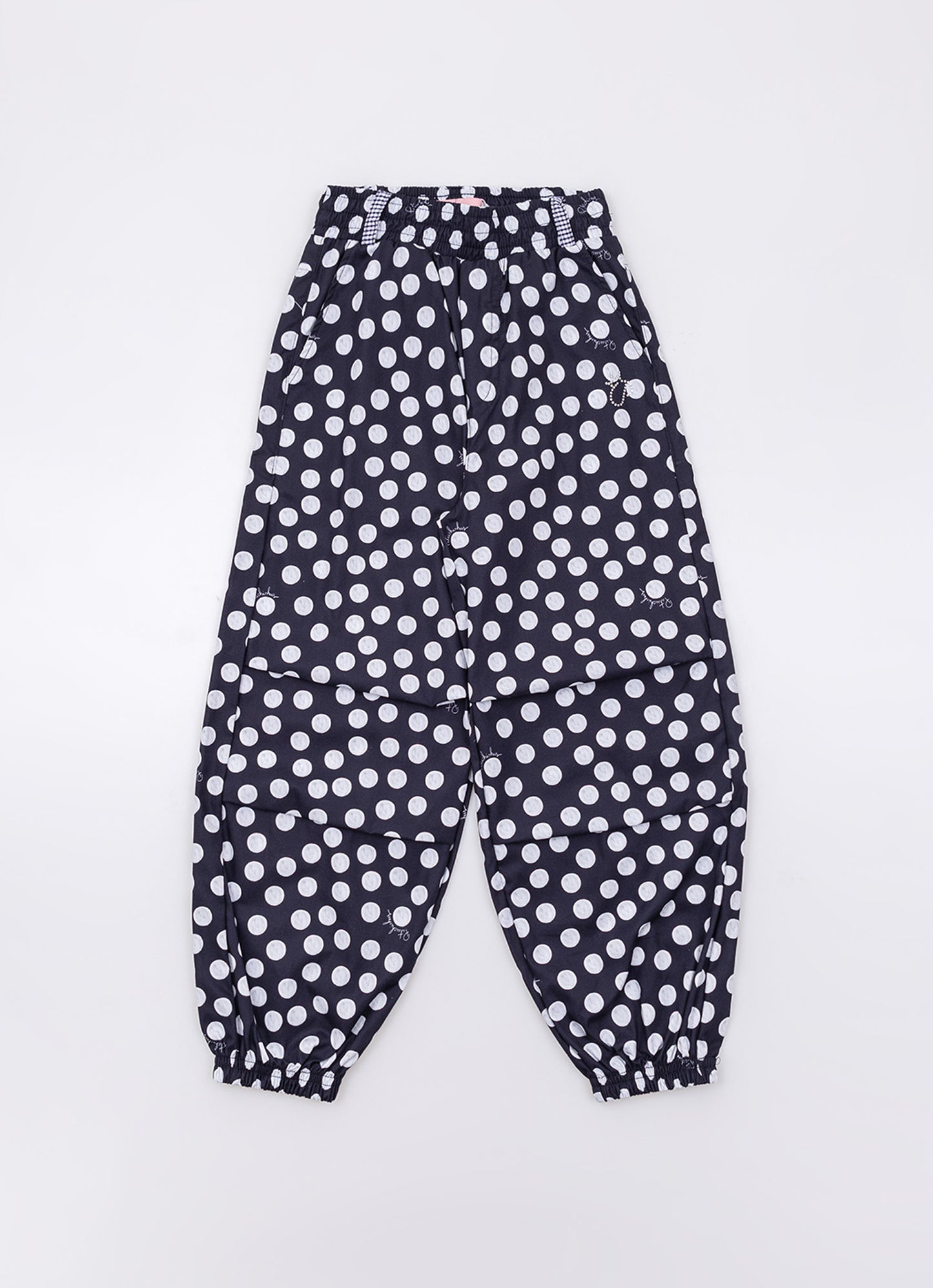 Calça Jogging Algodão com Pregas