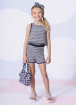 Blusa Cropped Tricot Listrada Ponto Rendido