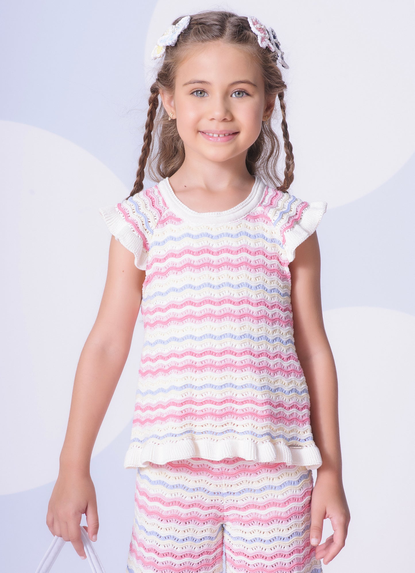 Blusa Tricot Texturas Multicolor