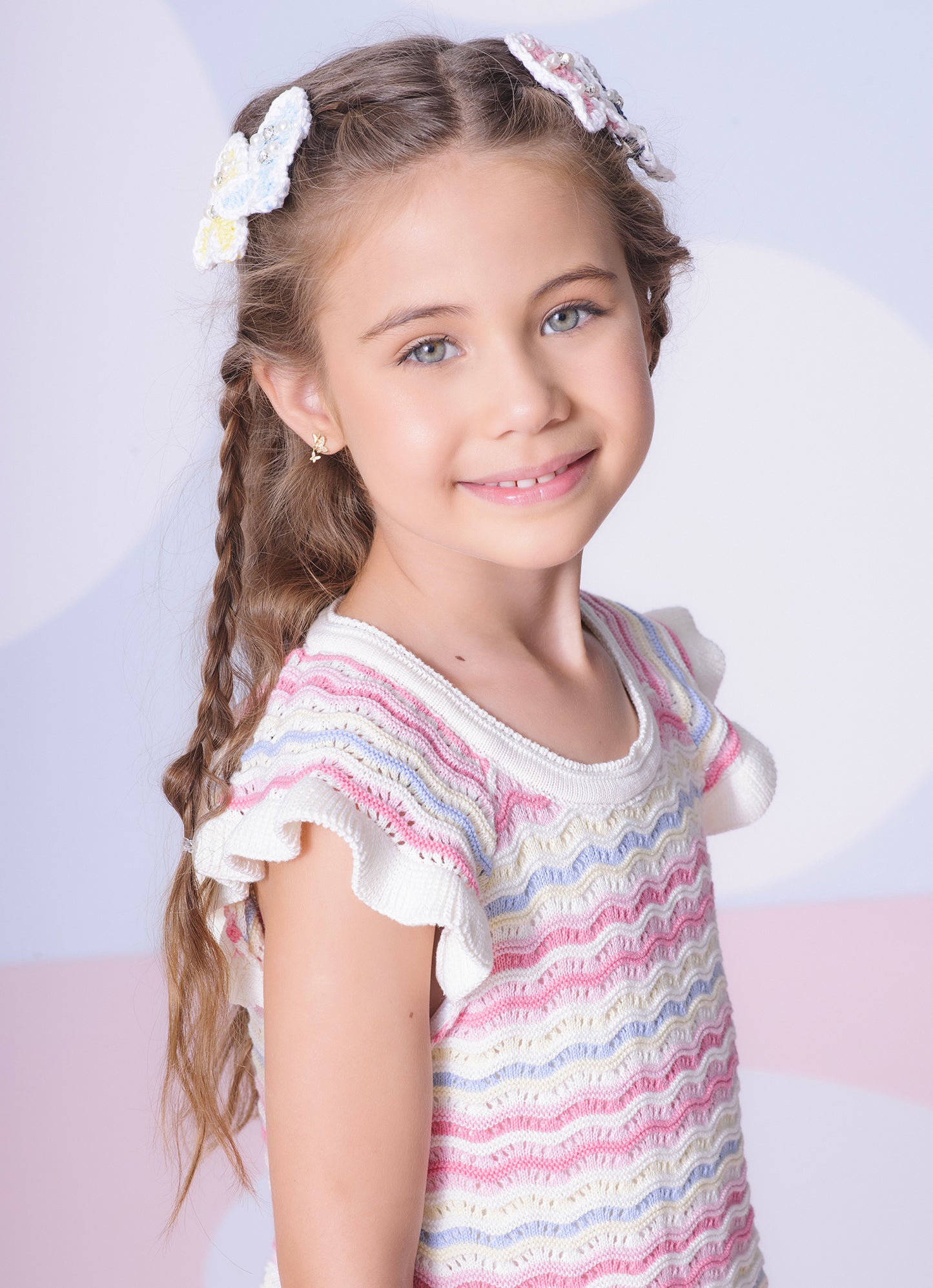 Blusa Tricot Texturas Multicolor