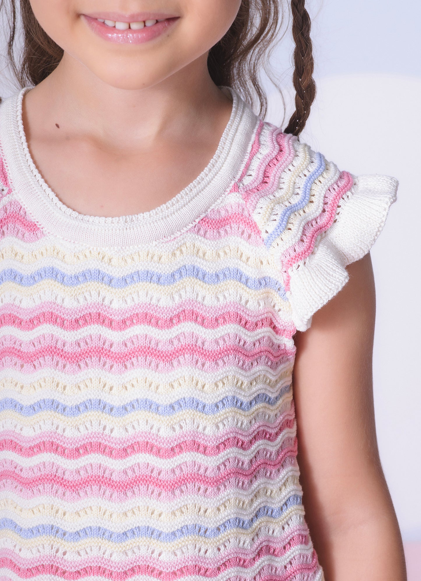 Blusa Tricot Texturas Multicolor