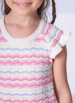 Blusa Tricot Texturas Multicolor