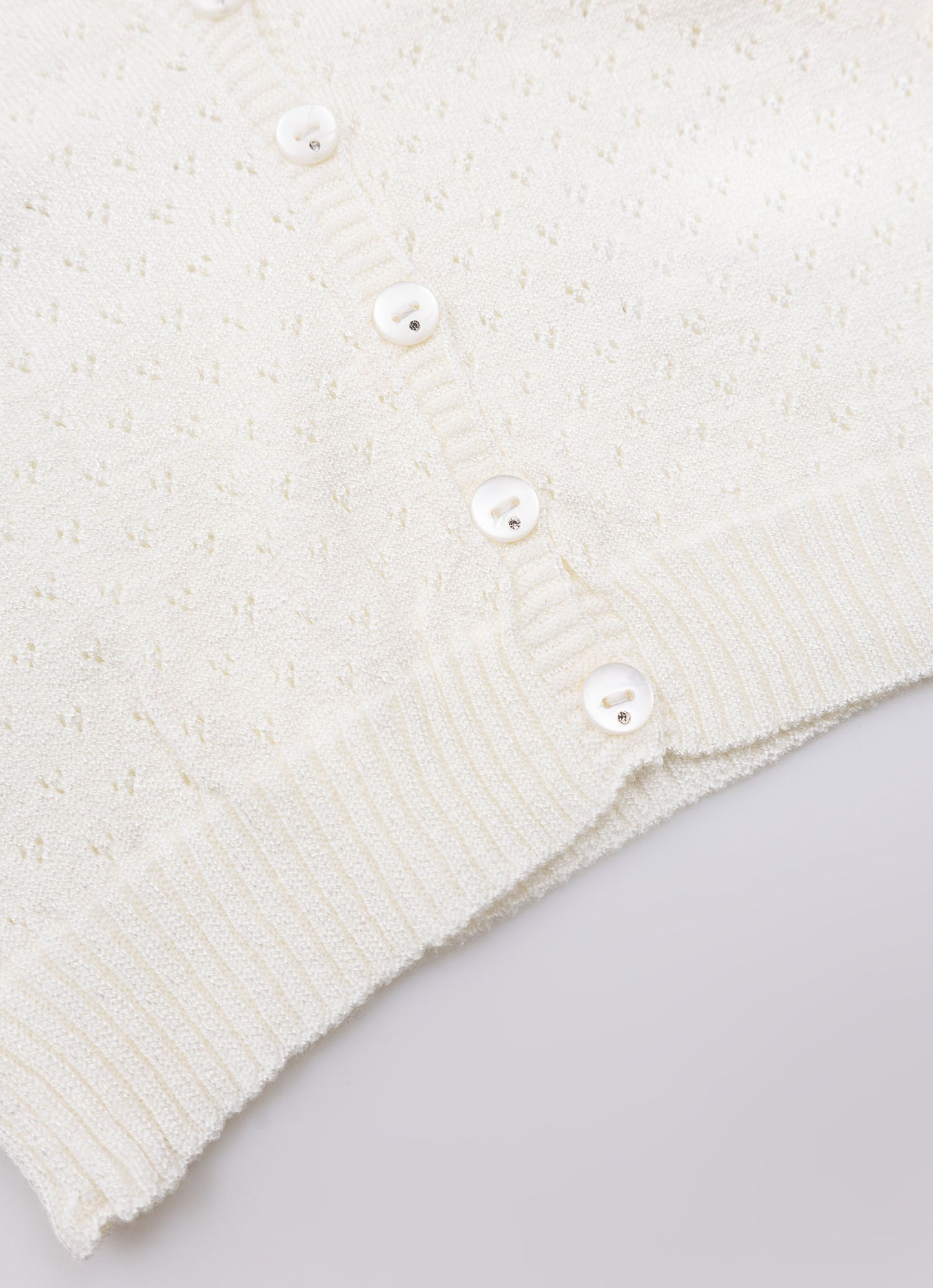 Casaqueto Tricot Rendado