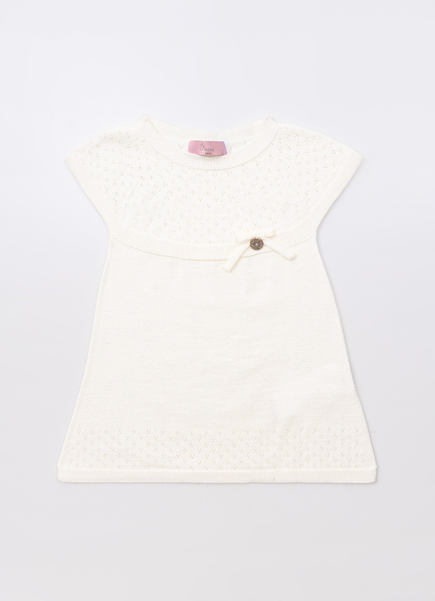 Vestido Tricot Rendado Sem Costura