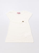 Vestido Tricot Rendado Sem Costura