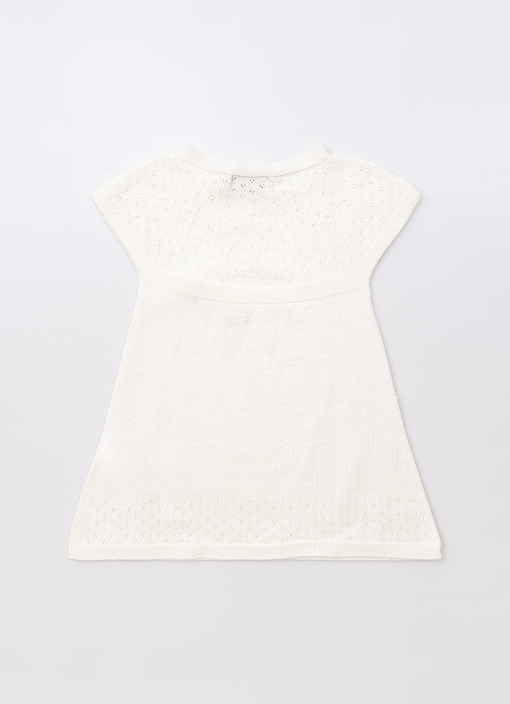 Vestido Tricot Rendado Sem Costura