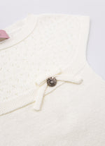 Vestido Tricot Rendado Sem Costura