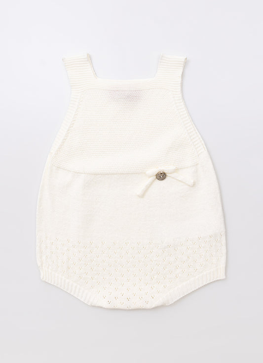 Macacão Tricot Rendado Sem Costura Macacão Tricot Rendado Sem Costura