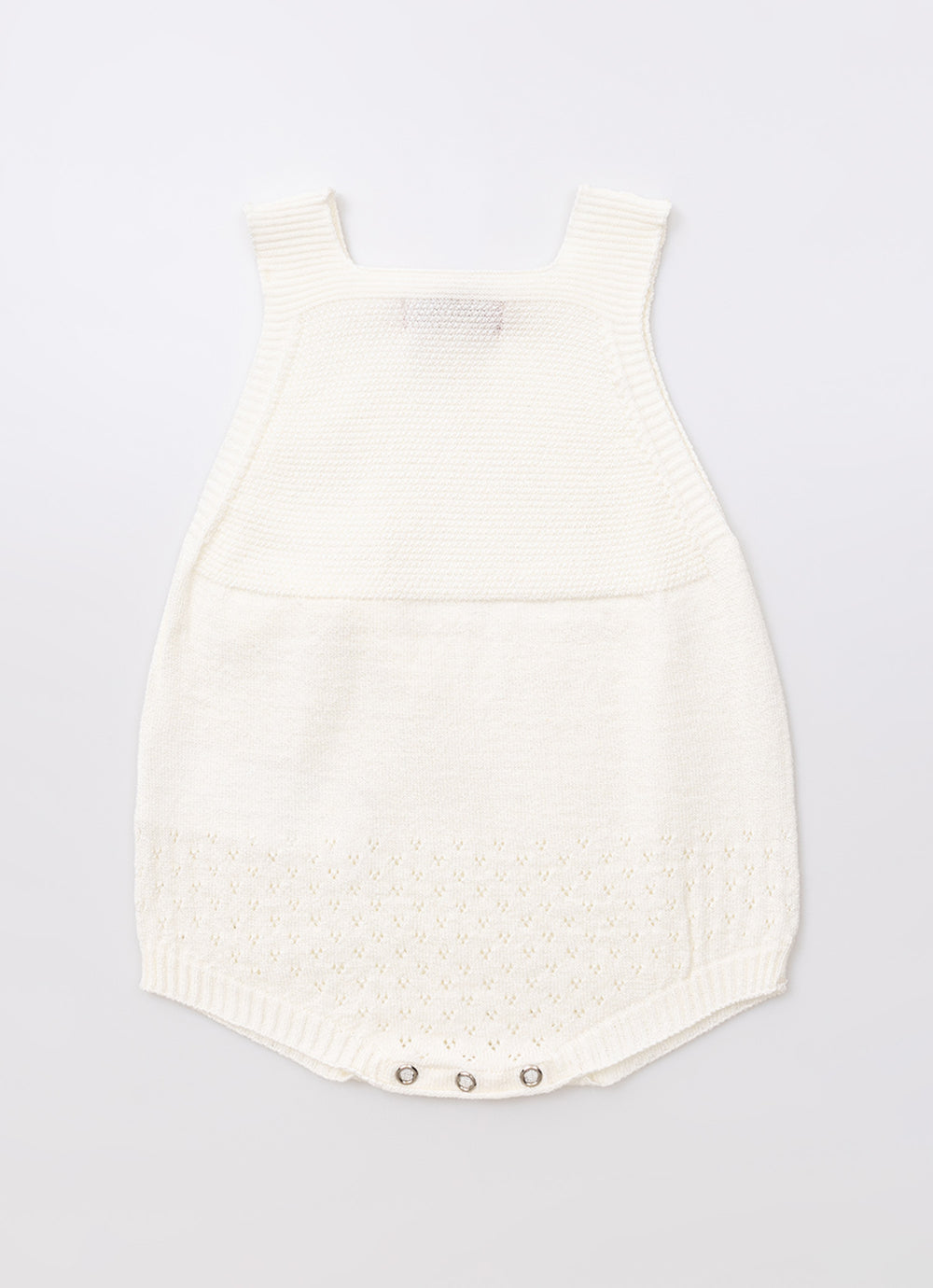Macacão Tricot Rendado Sem Costura
