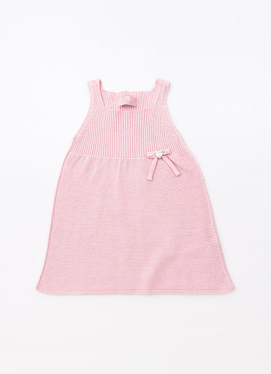 Vestido Tricot Lacinho Sem Costura Vestido Tricot Lacinho Sem Costura