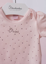Conjunto Blusa Cotton Cristais e Legging Saia Tule