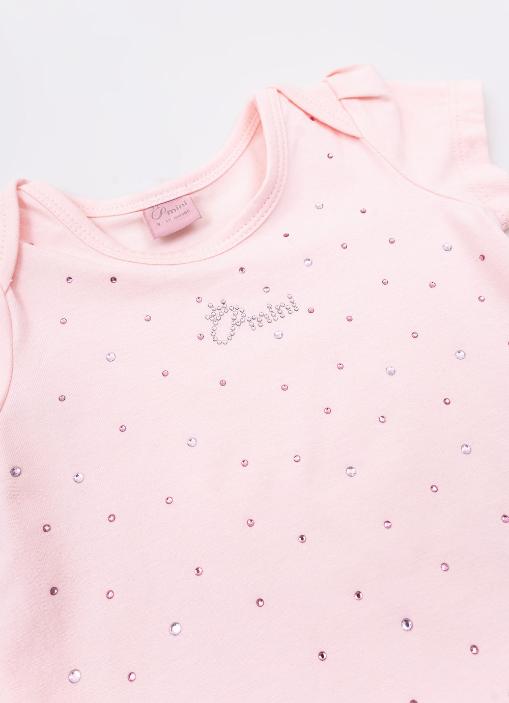 Conjunto Blusa Cotton Cristais e Legging Saia Tule
