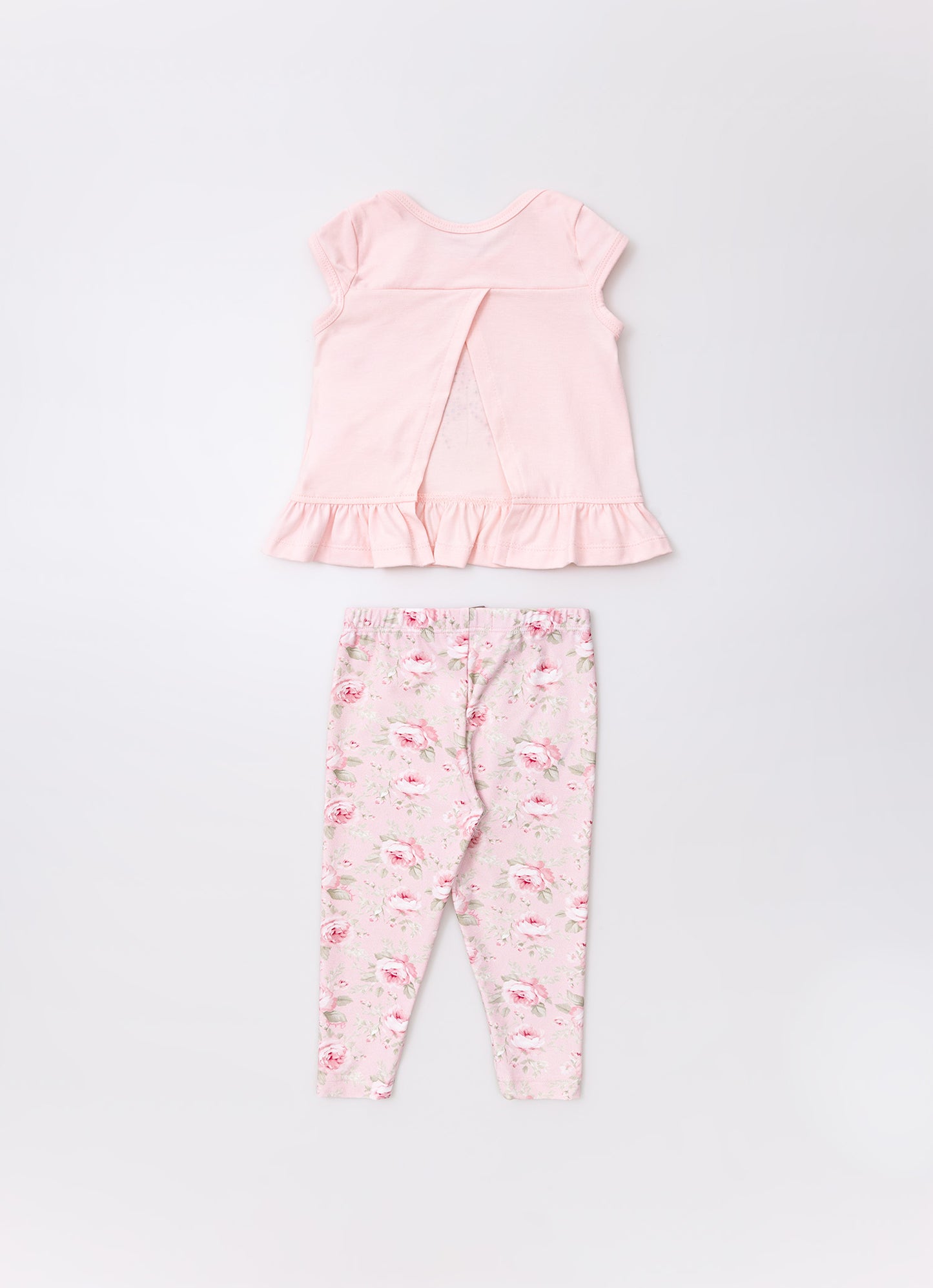 Conjunto Blusa Cotton Flor e Legging Light