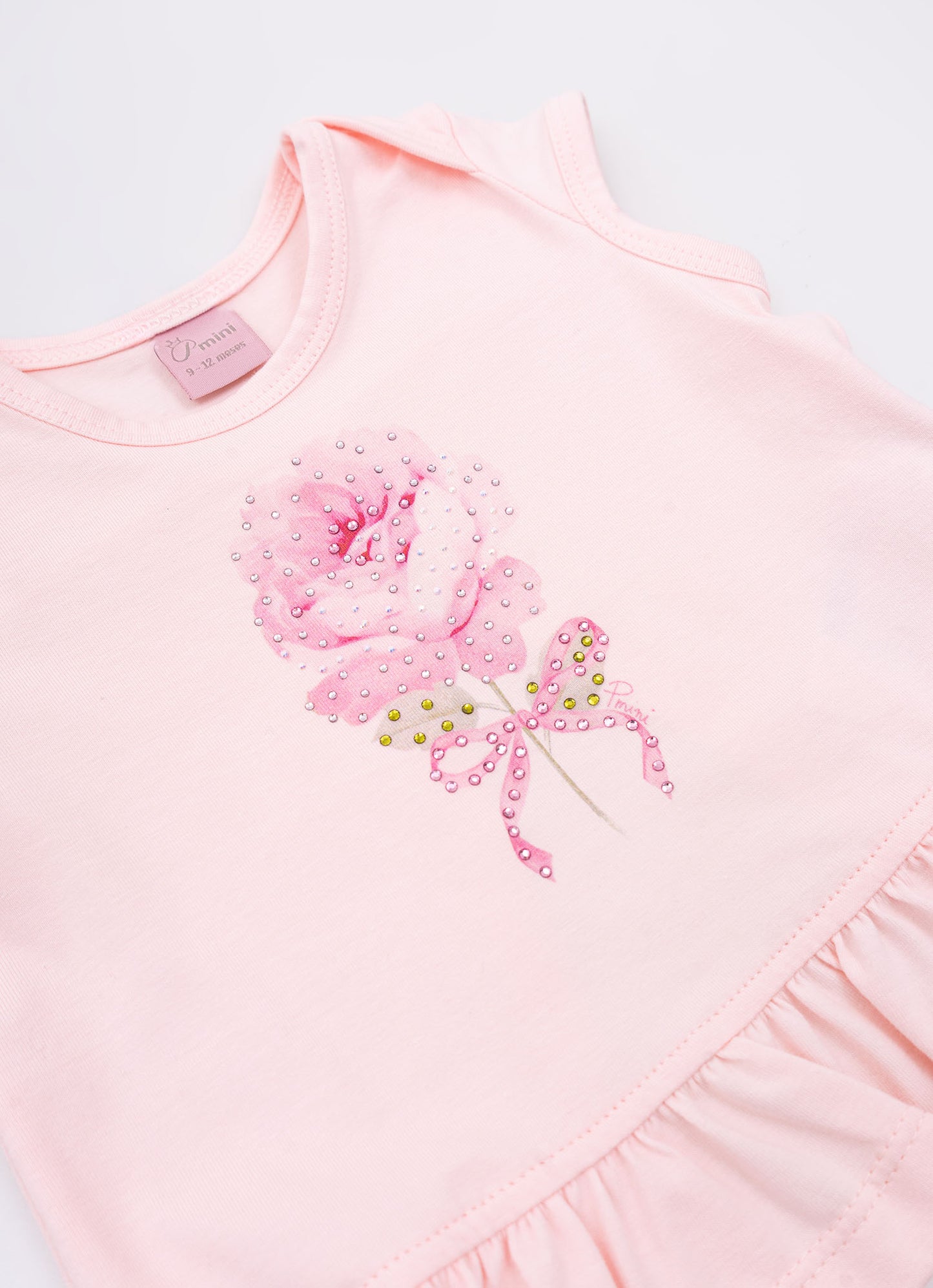 Conjunto Blusa Cotton Flor e Legging Light
